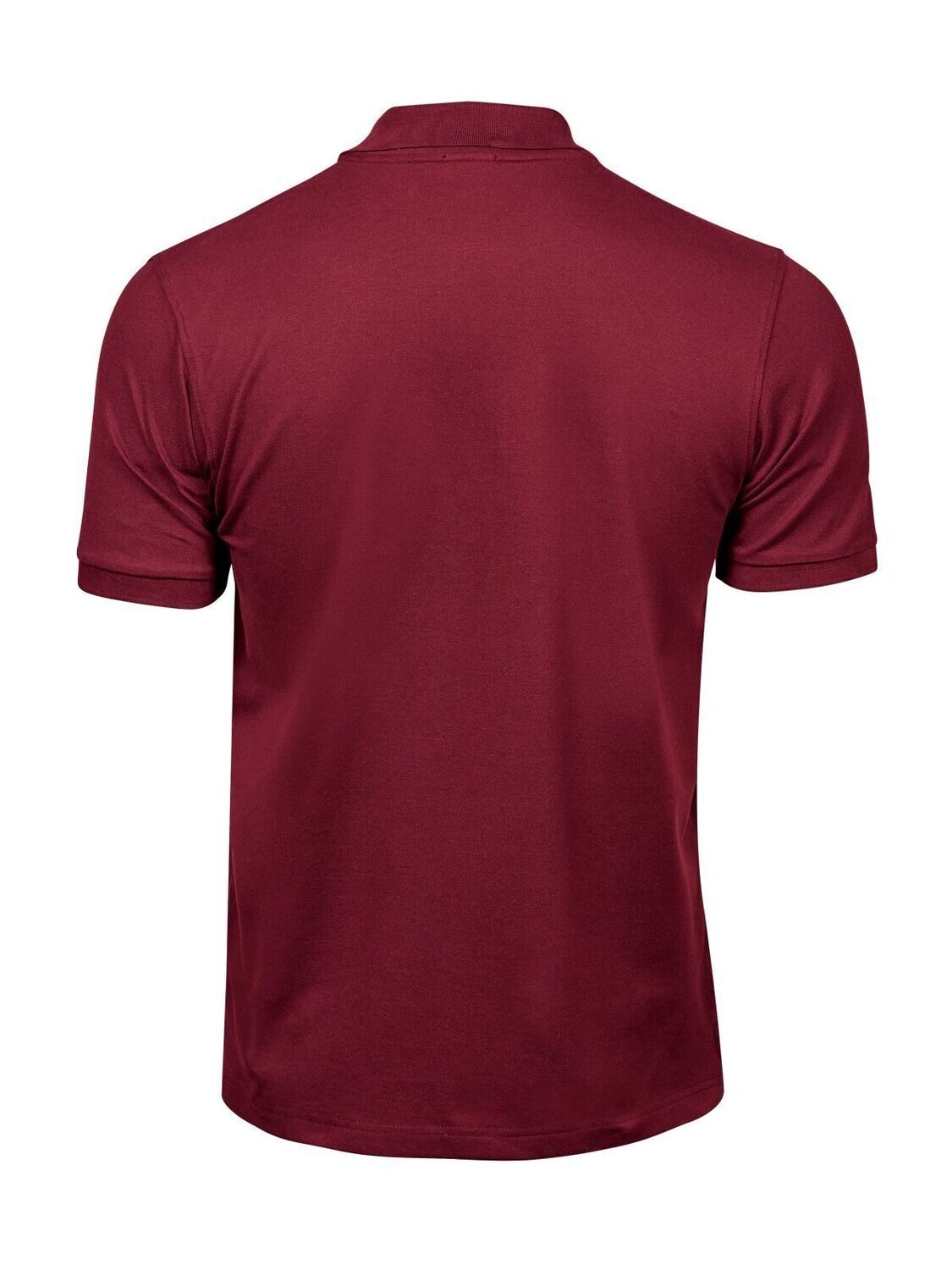 Polo uomo TJ1405 manica corta deep red