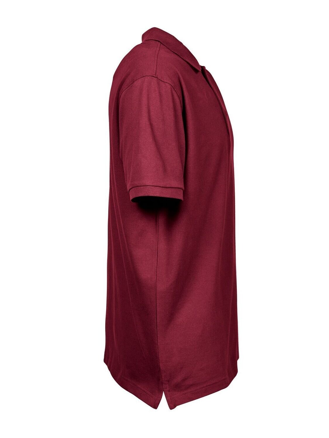 Polo uomo TJ1405 manica corta deep red