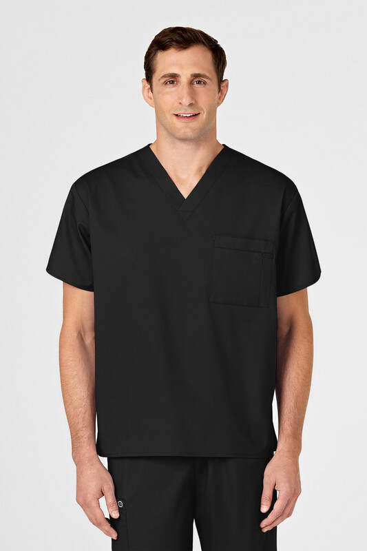 Casacca uomo 100 scollo a V black