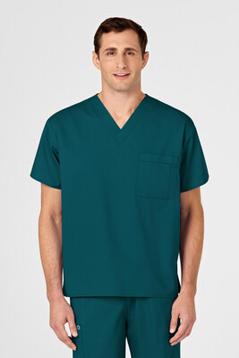 Casacca uomo 100 scollo a V caribbean blue