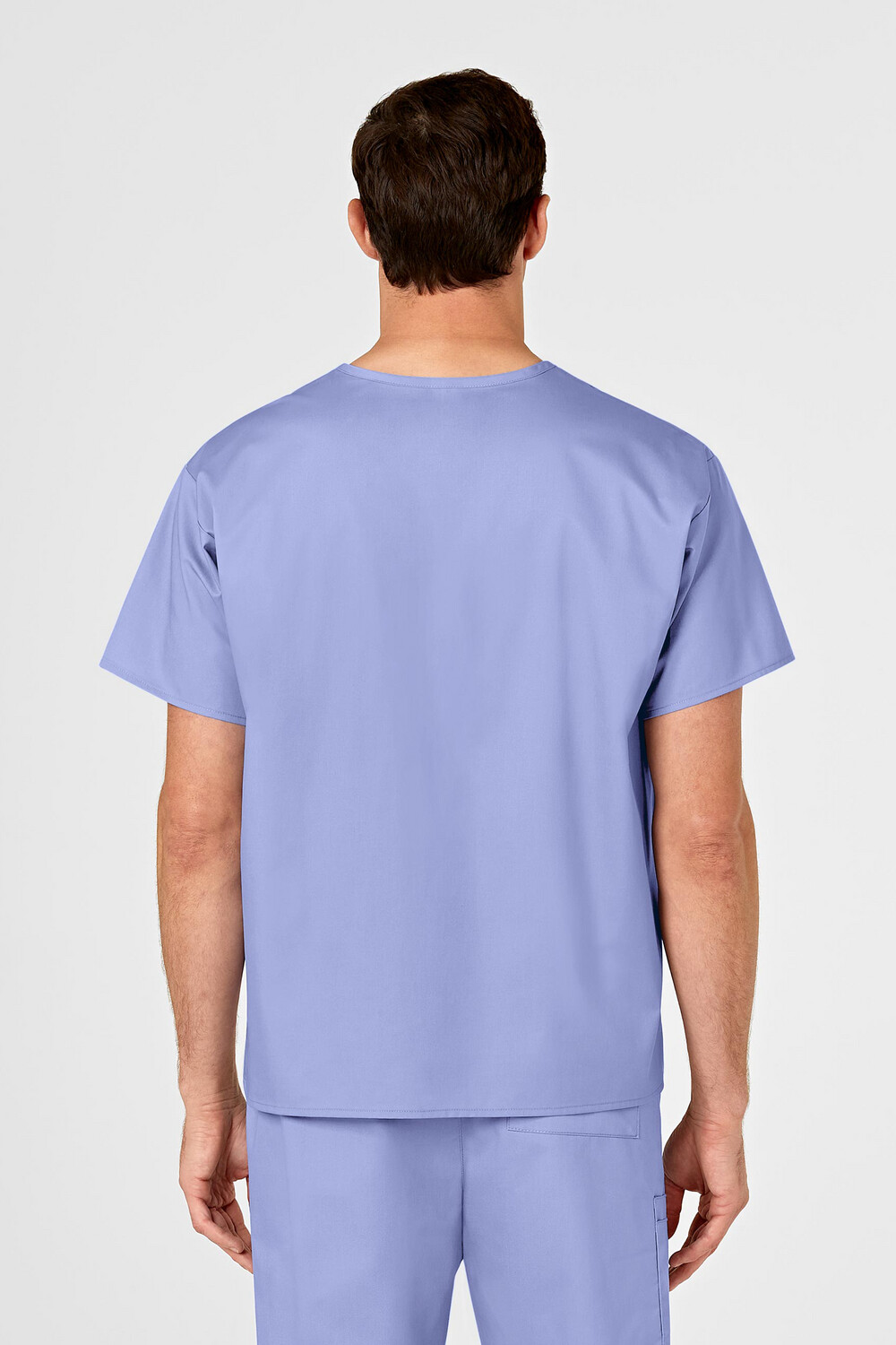 Casacca uomo 100 scollo a V ceil blue
