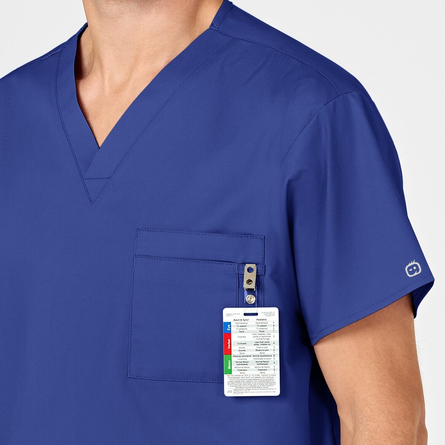 Casacca uomo 100 scollo a V galaxy blue