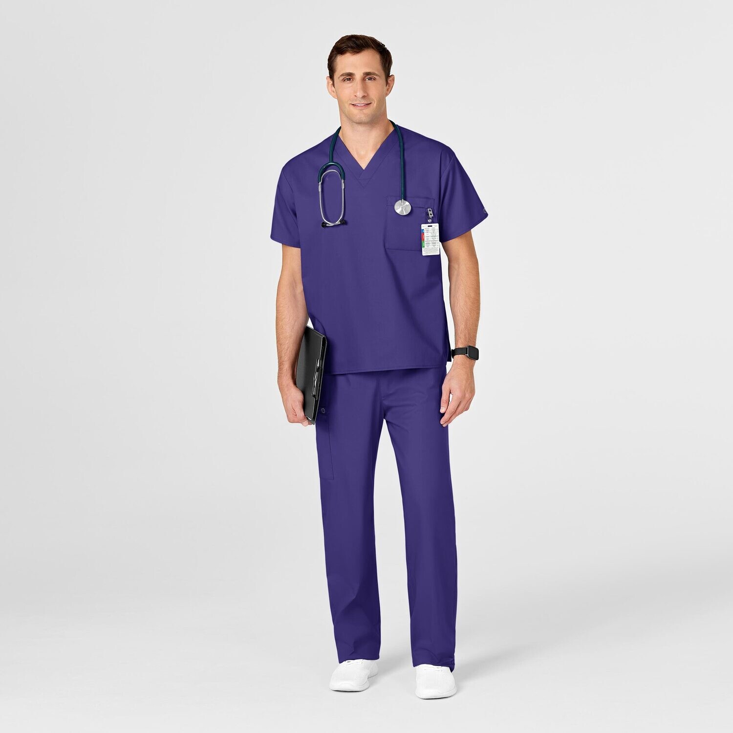 Casacca uomo 100 scollo a V grape