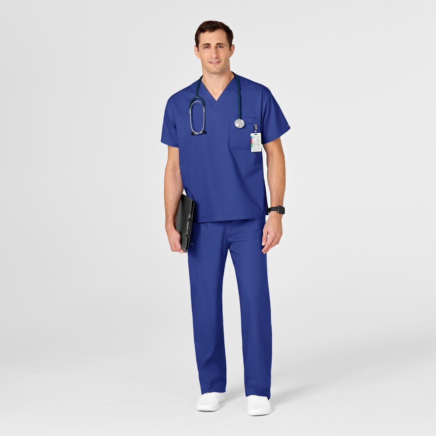 Casacca uomo 100 scollo a V galaxy blue