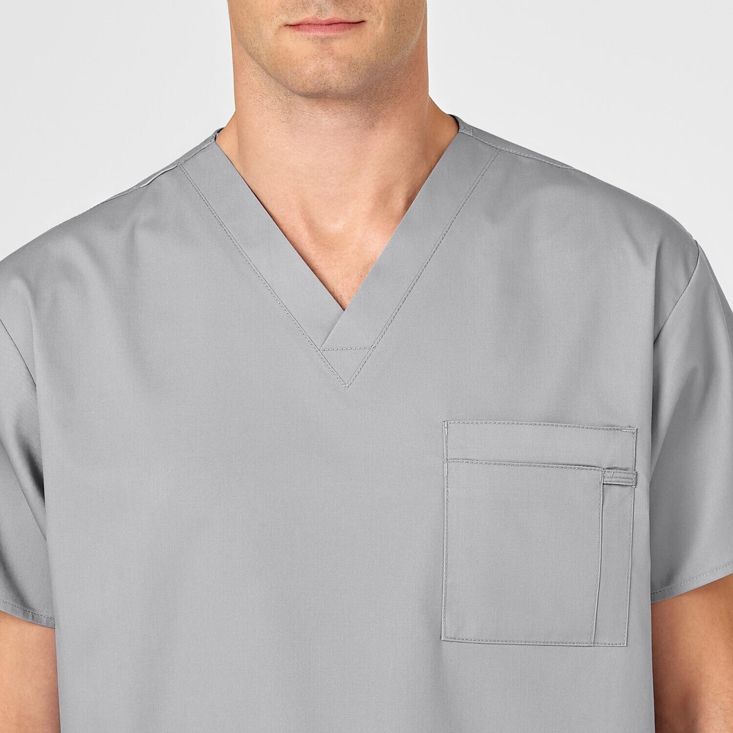 Casacca uomo 100 scollo a V grey