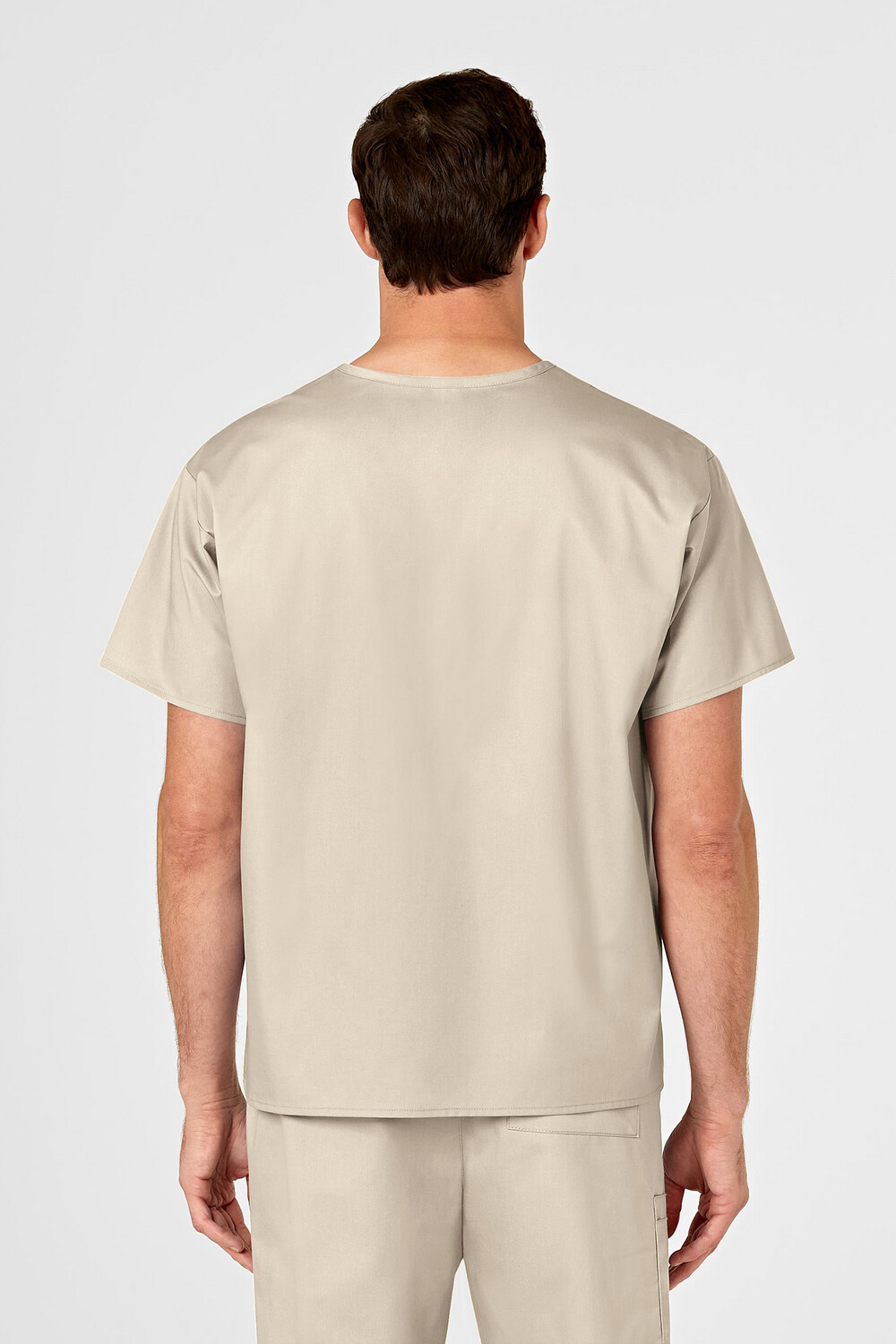 Casacca uomo 100 scollo a V khaki