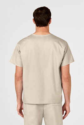 Casacca uomo 100 scollo a V khaki