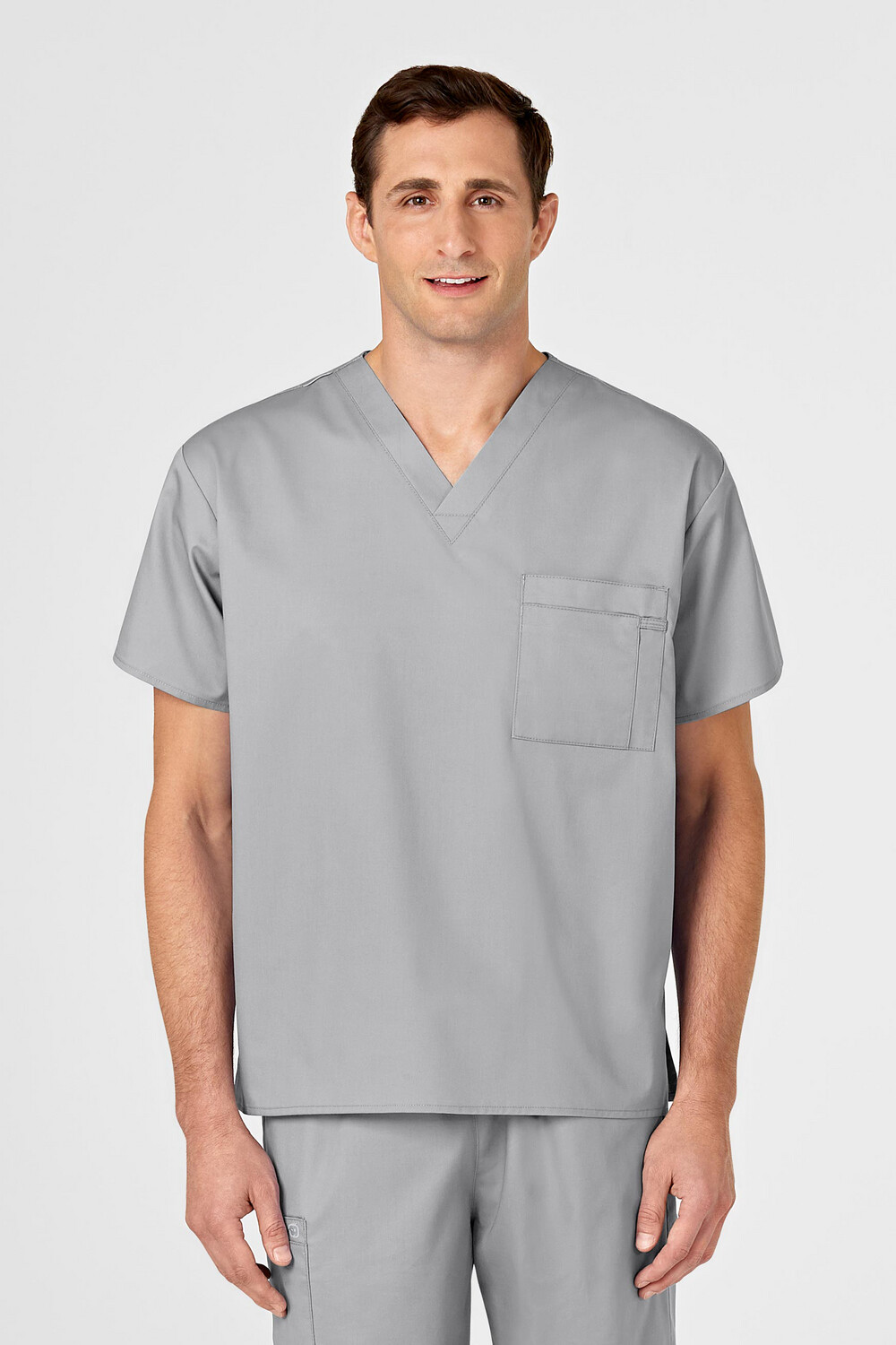 Casacca uomo 100 scollo a V grey