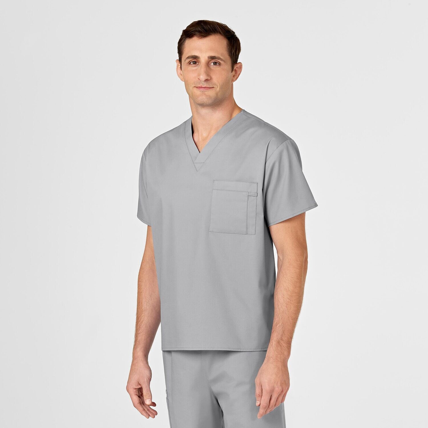 Casacca uomo 100 scollo a V grey