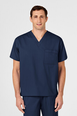 Casacca uomo 100 scollo a V navy blue