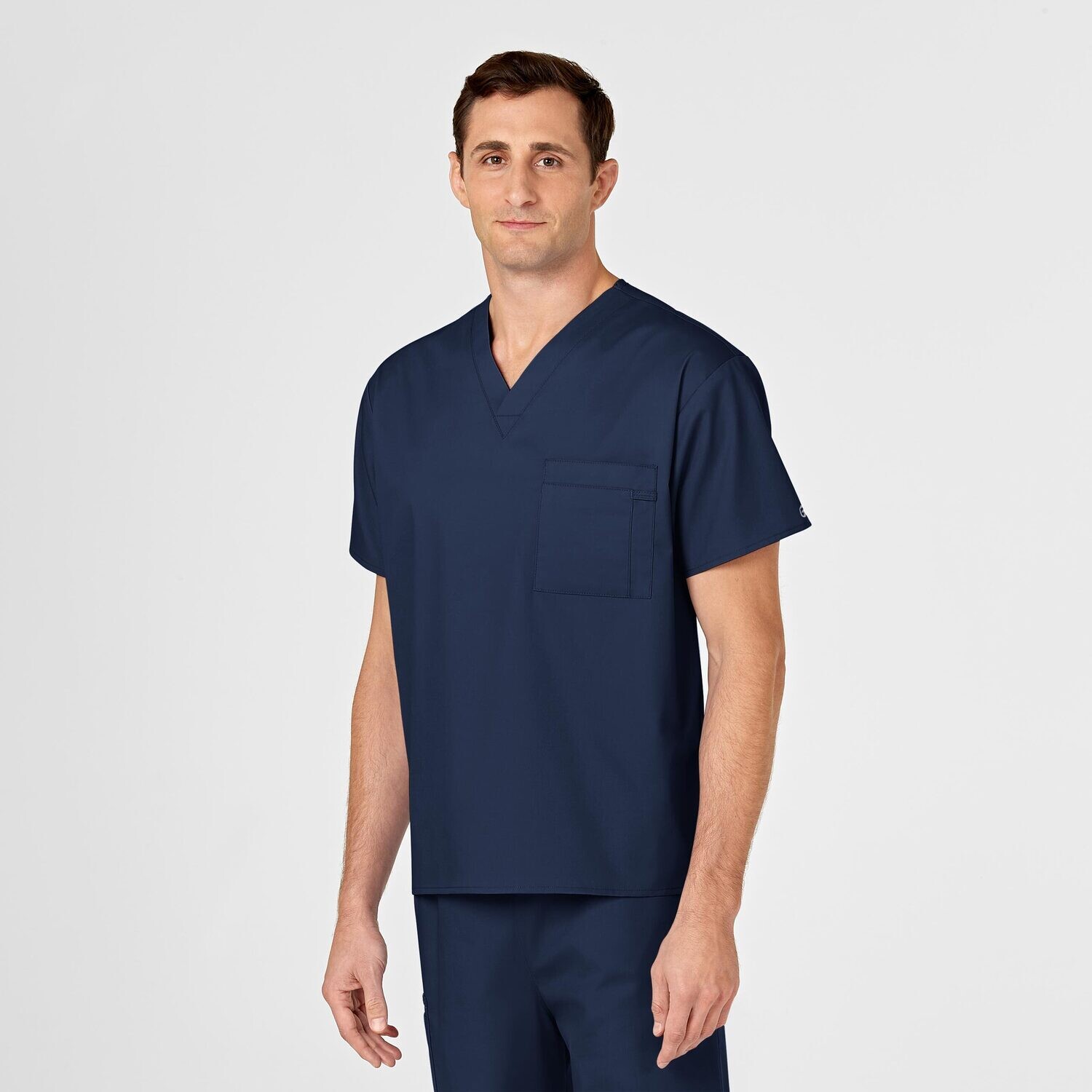 Casacca uomo 100 scollo a V navy blue