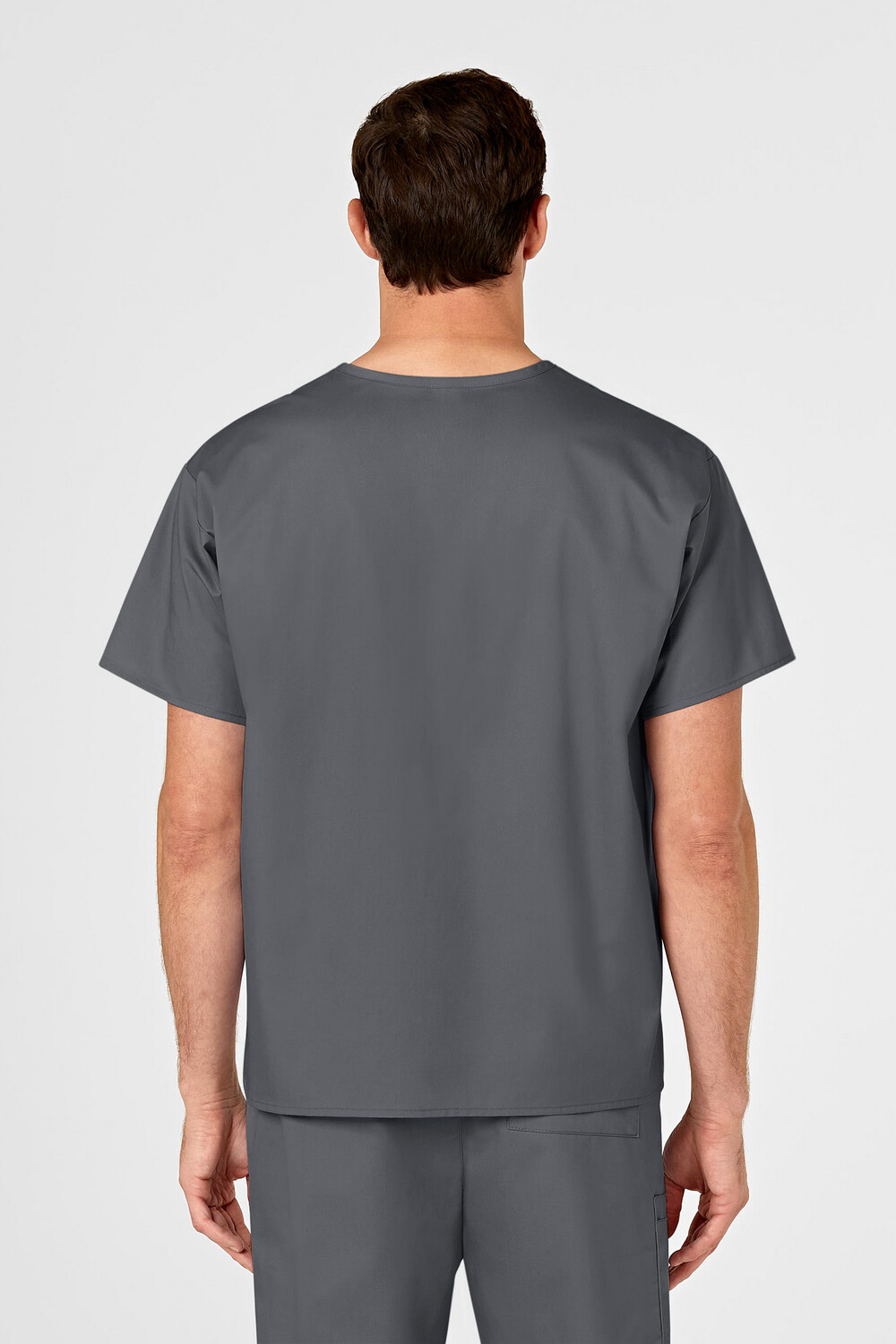Casacca uomo 100 scollo a V pewter