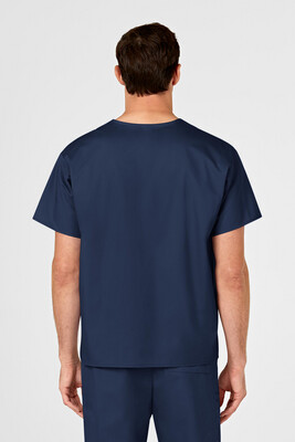 Casacca uomo 100 scollo a V navy blue