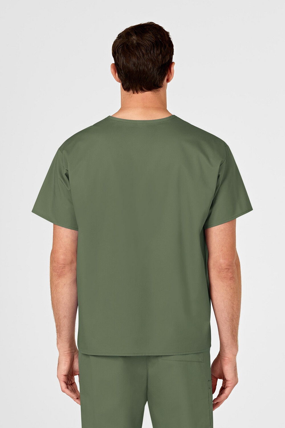 Casacca uomo 100 scollo a V olive