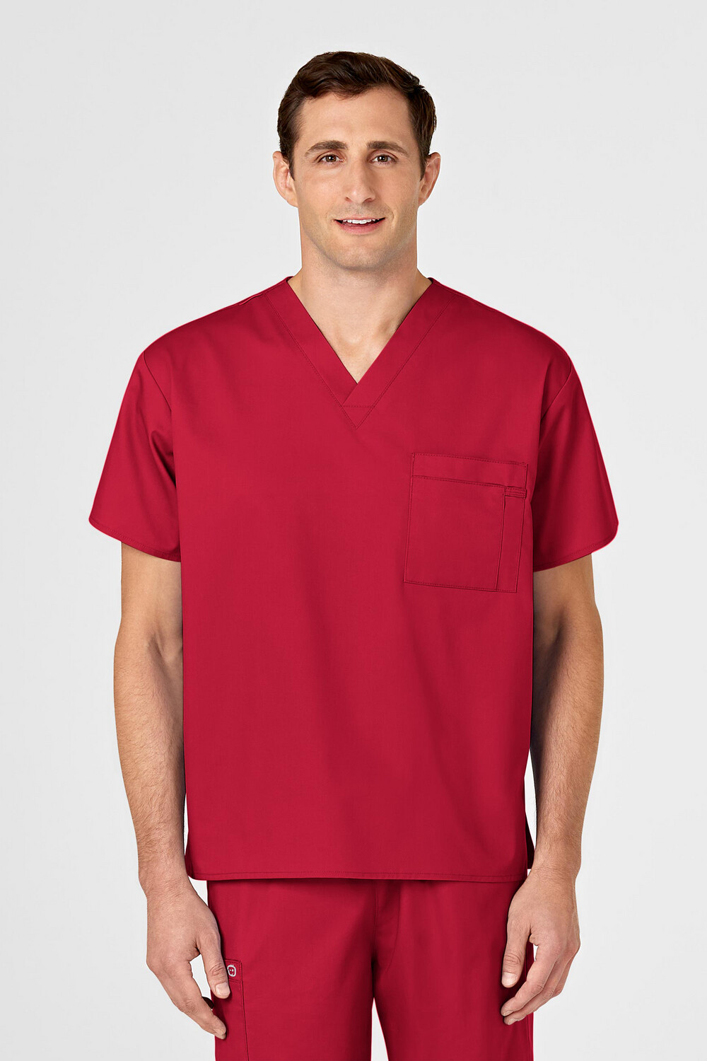 Casacca uomo 100 scollo a V red