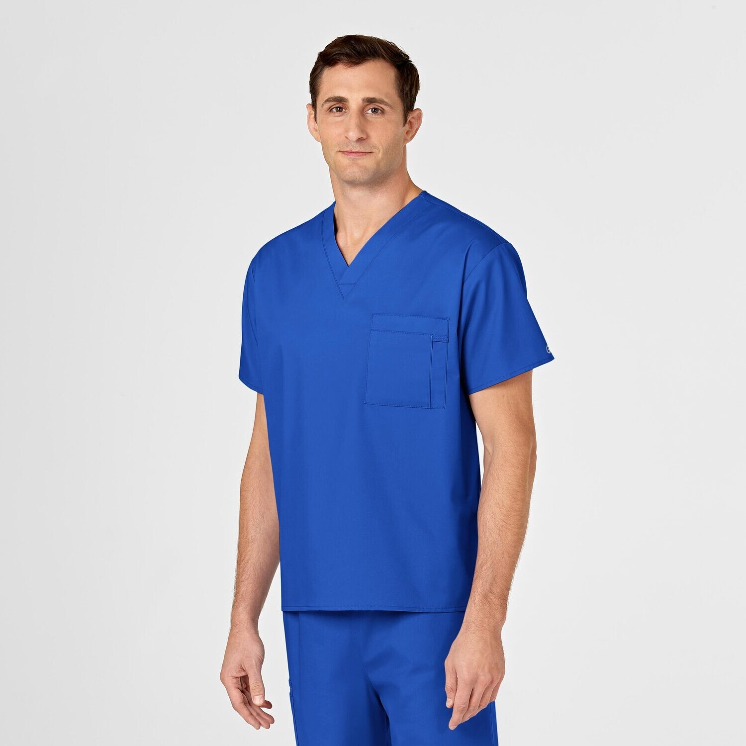 Casacca uomo 100 scollo a V royal blue