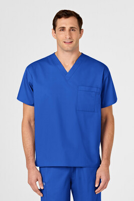 Casacca uomo 100 scollo a V royal blue