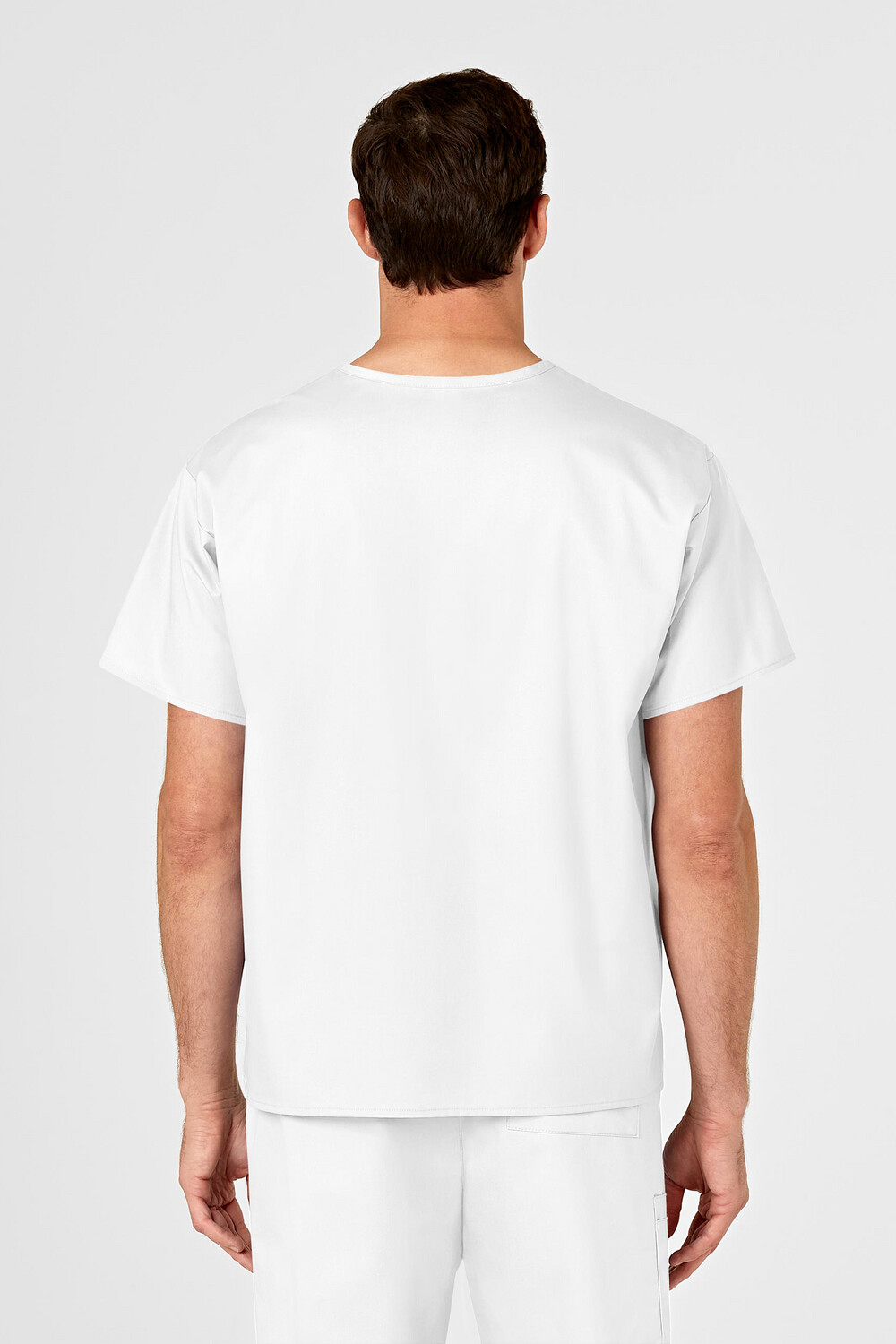 Casacca uomo 100 scollo a V white