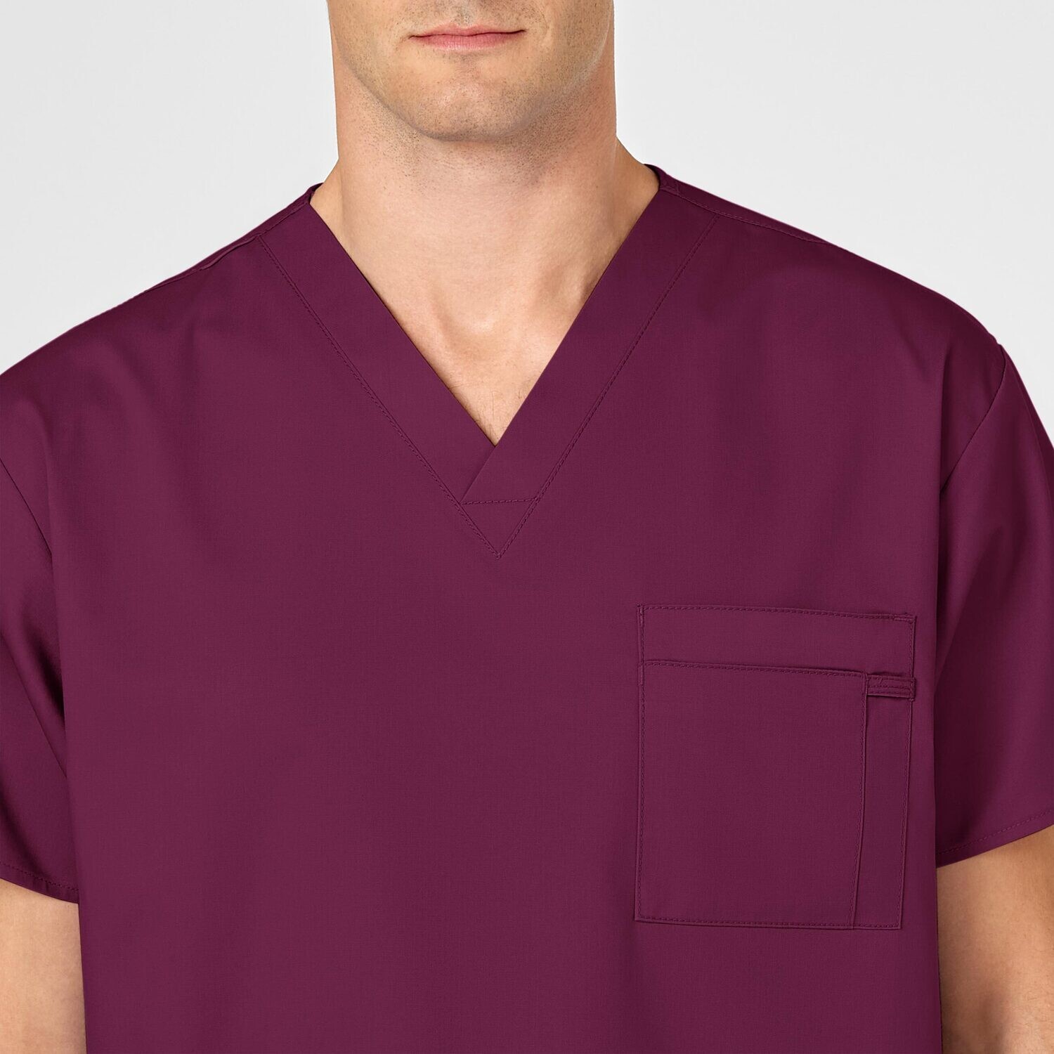 Casacca uomo 100 scollo a V wine