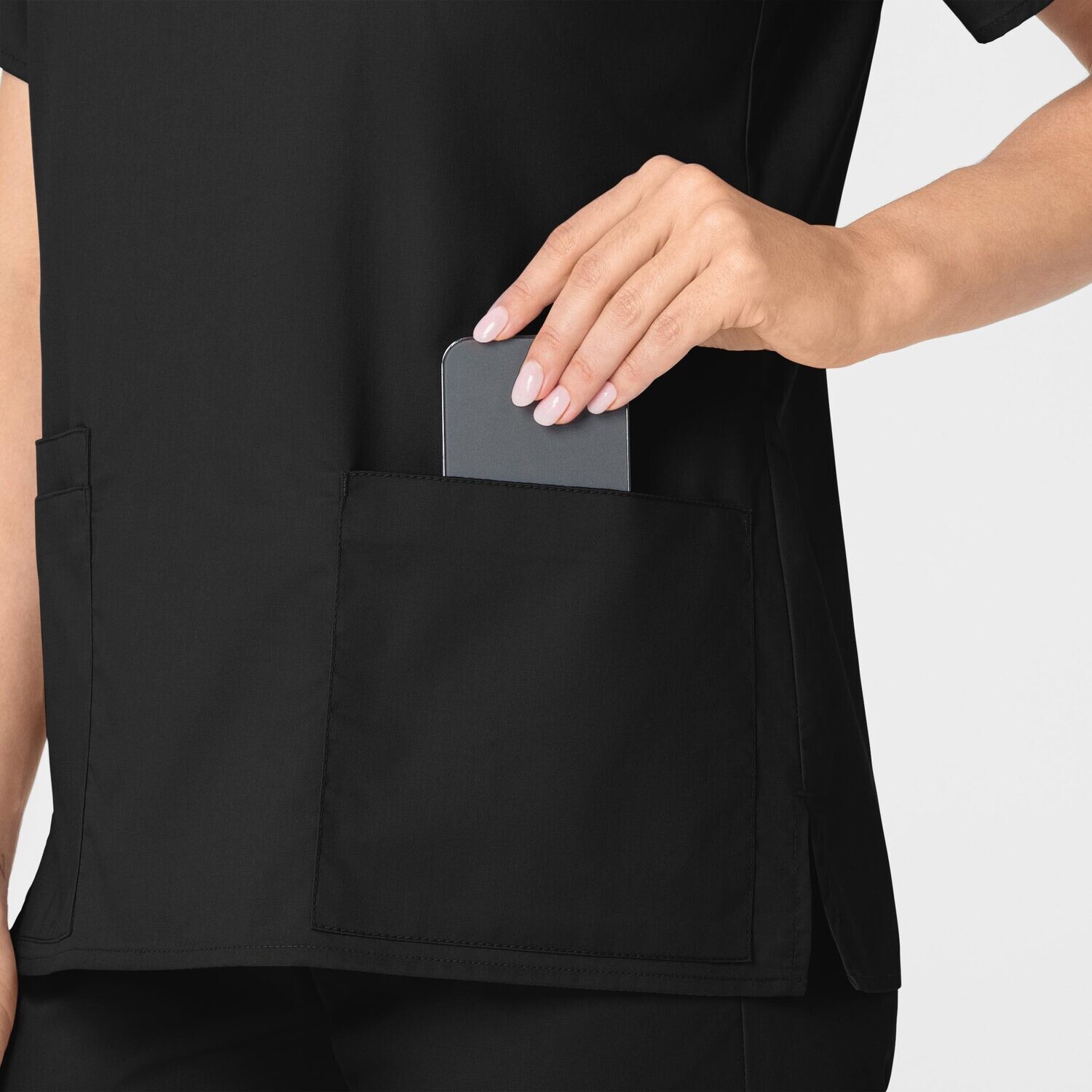 Casacca donna 101 scollo a V black