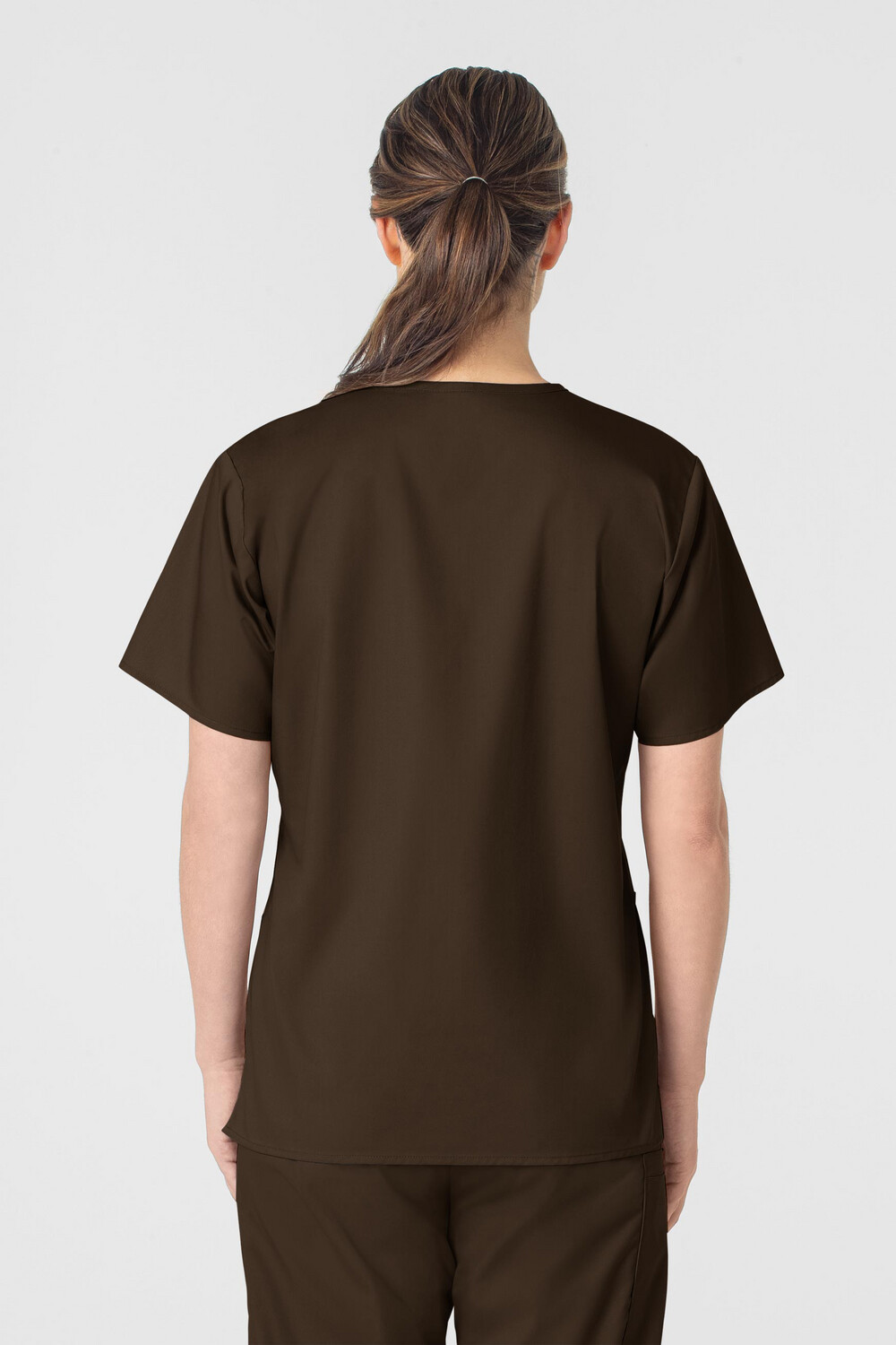 Casacca donna 101 scollo a V chocolate