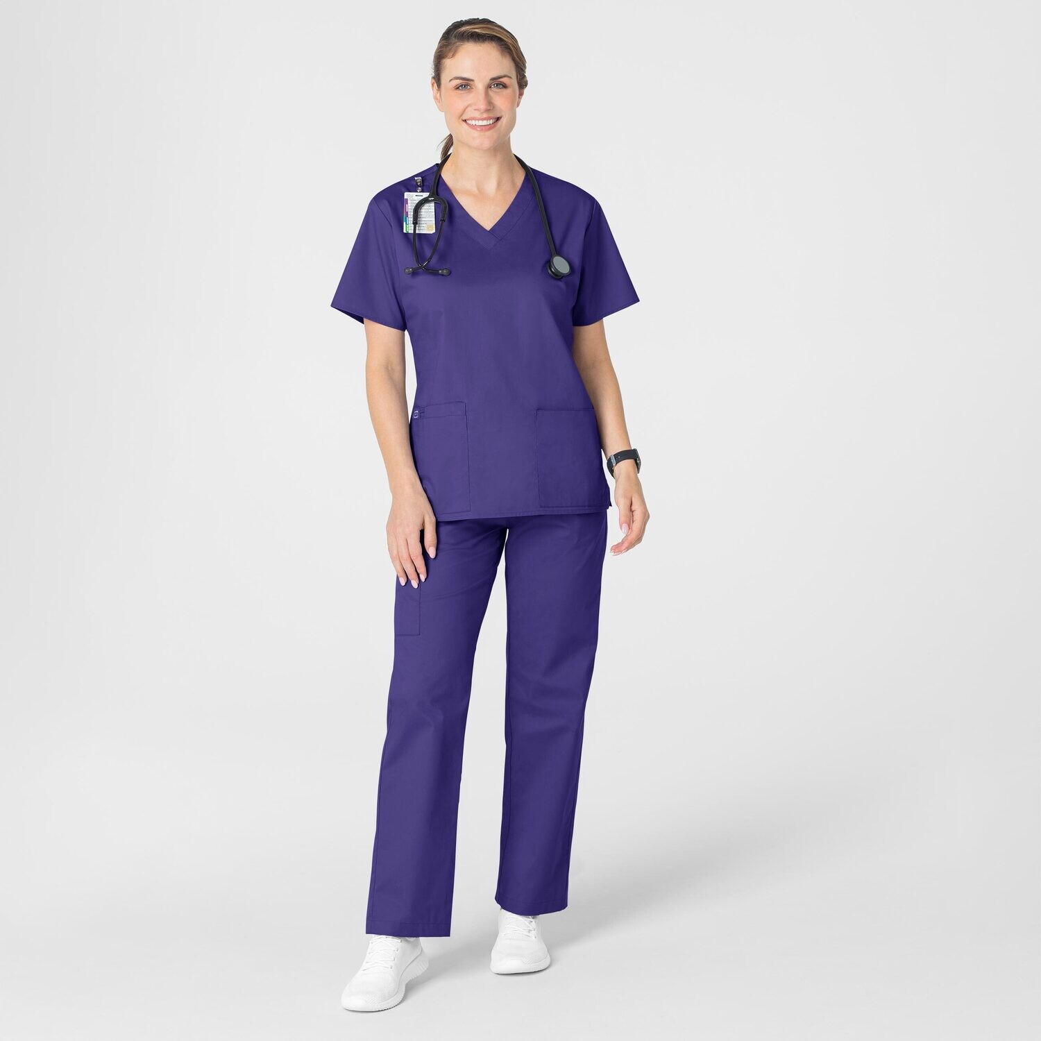 Casacca donna 101 scollo a V grape