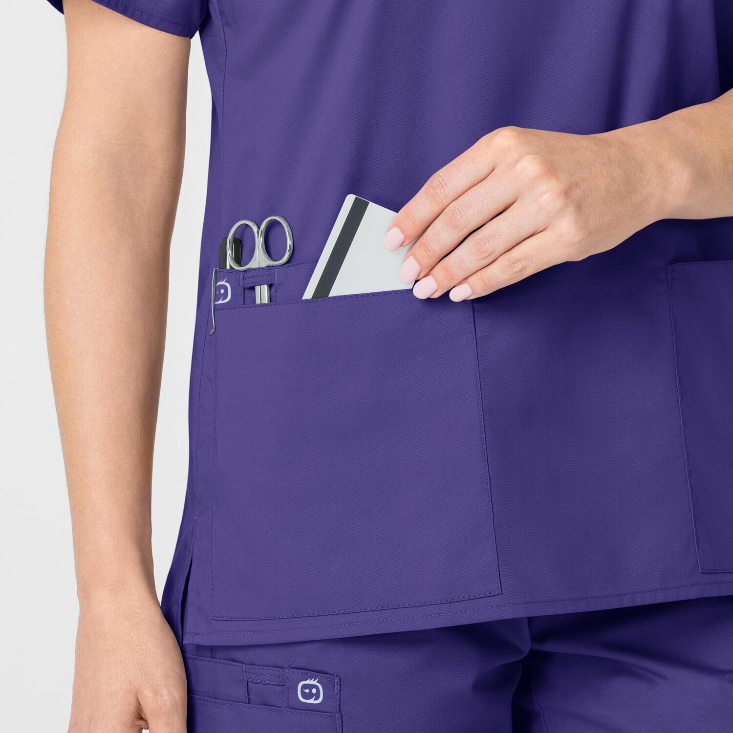 Casacca donna 101 scollo a V grape