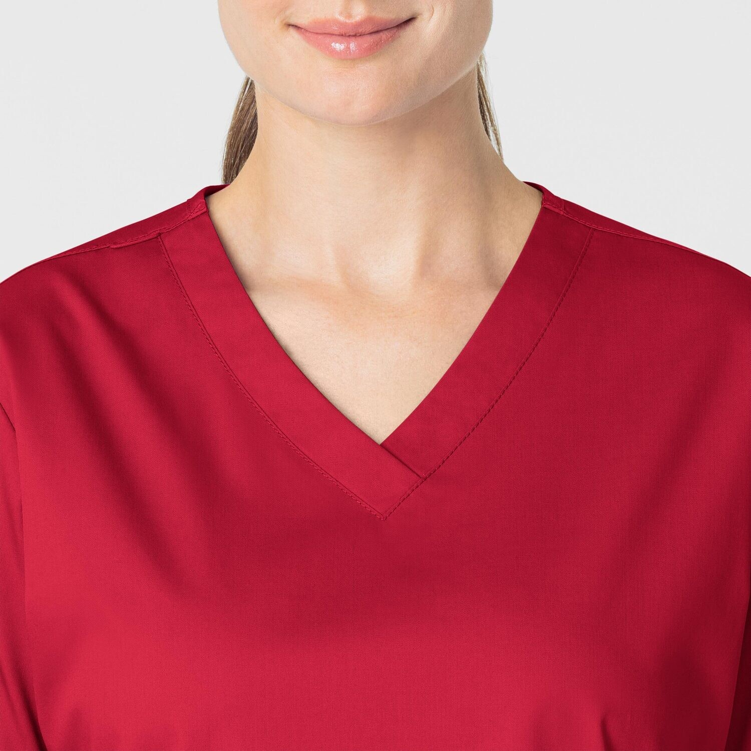 Casacca donna 101 scollo a V red