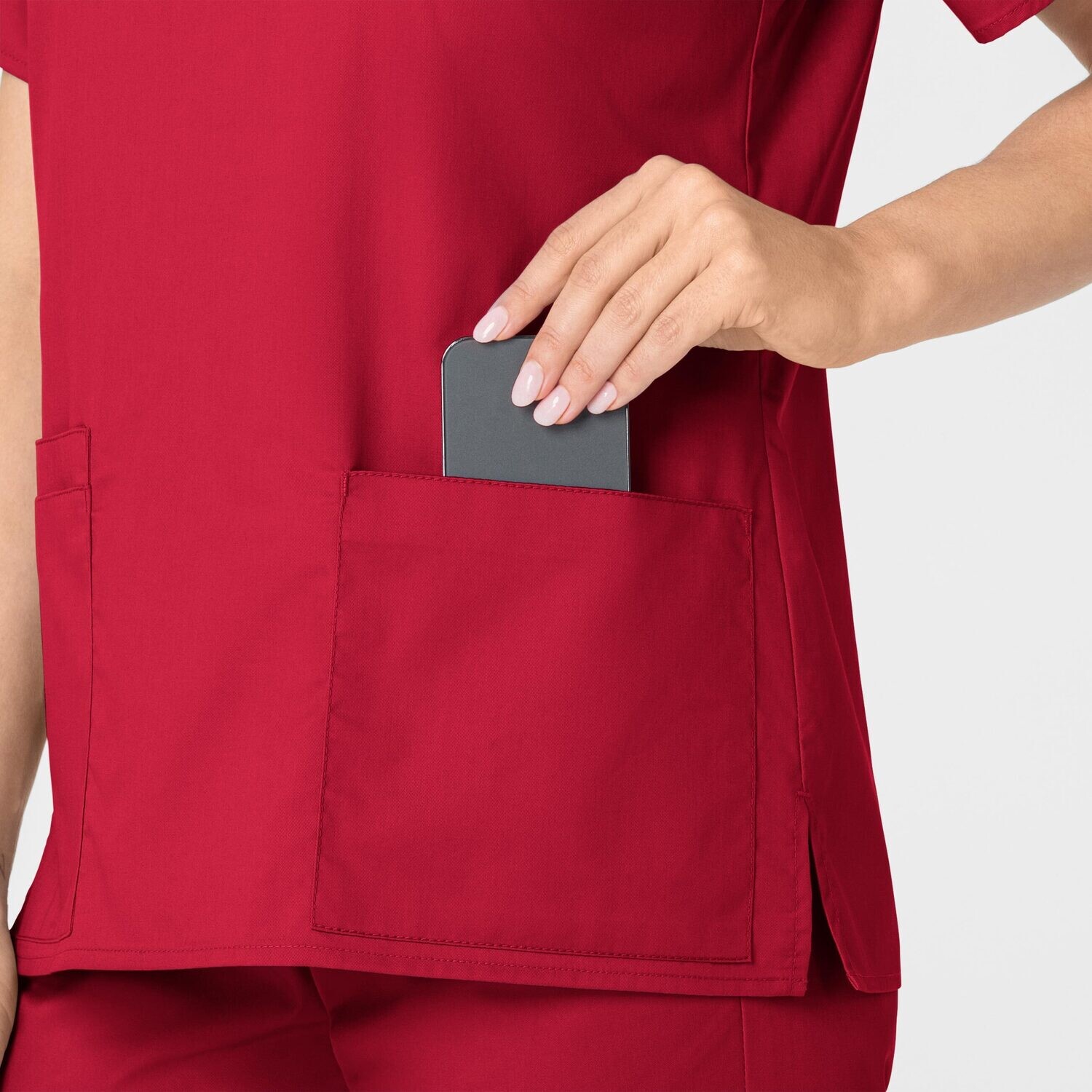 Casacca donna 101 scollo a V red