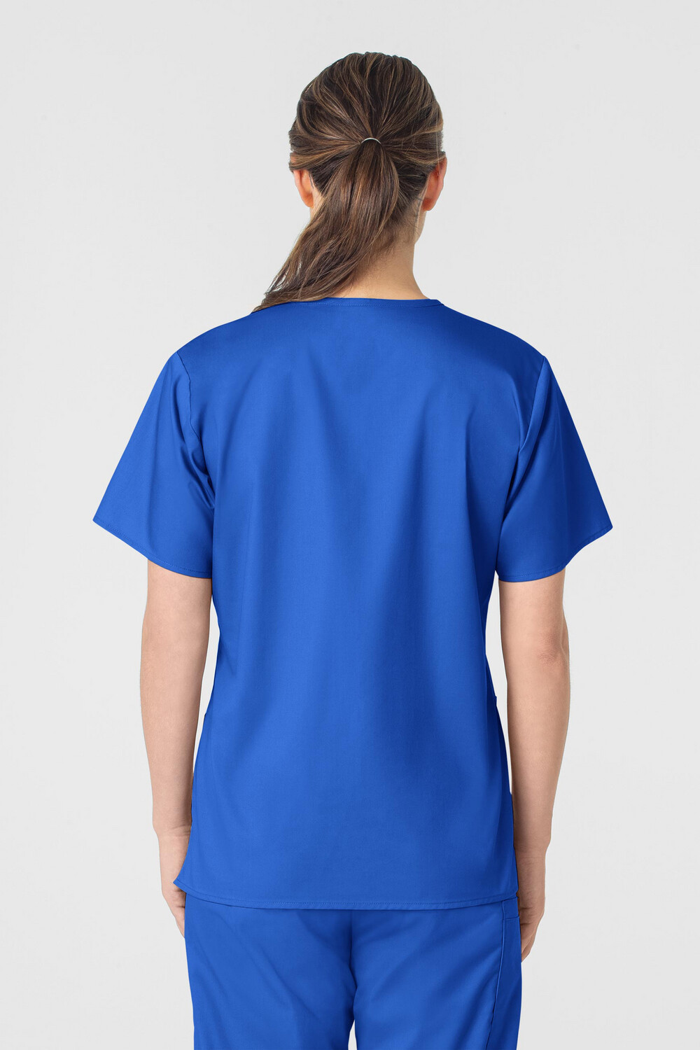Casacca donna 101 scollo a V royal blue