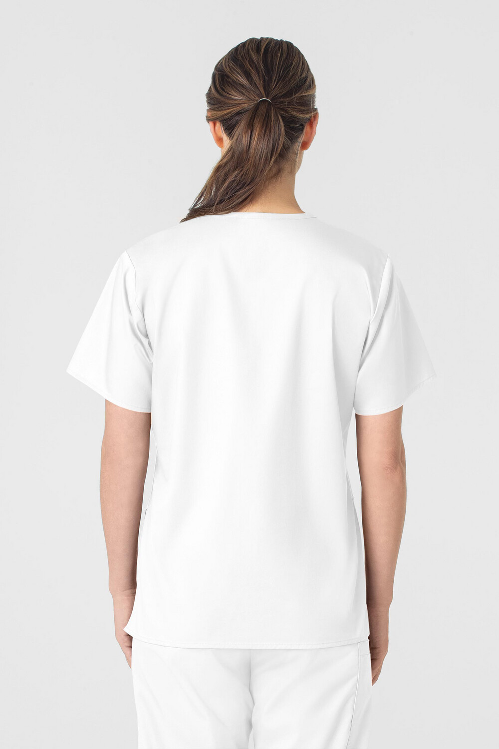 Casacca donna 101 scollo a V white