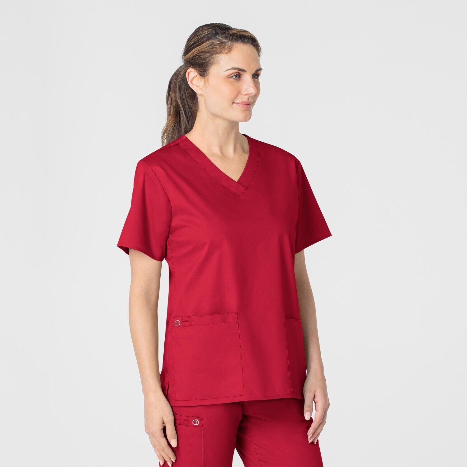 Casacca donna 101 scollo a V red