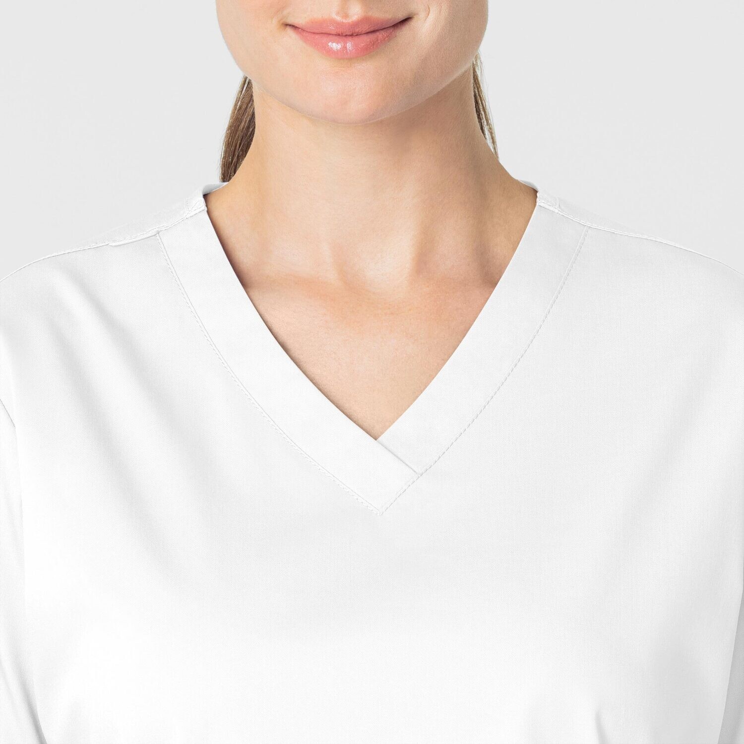 Casacca donna 101 scollo a V white