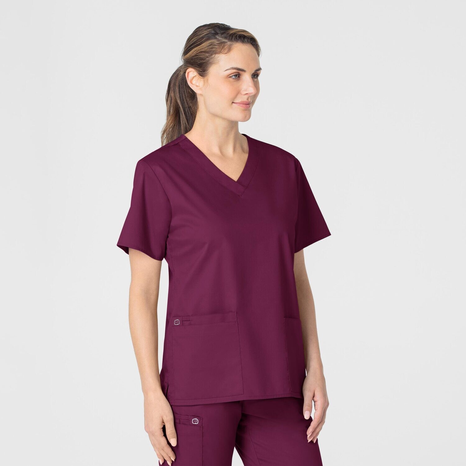 Casacca donna 101 scollo a V wine