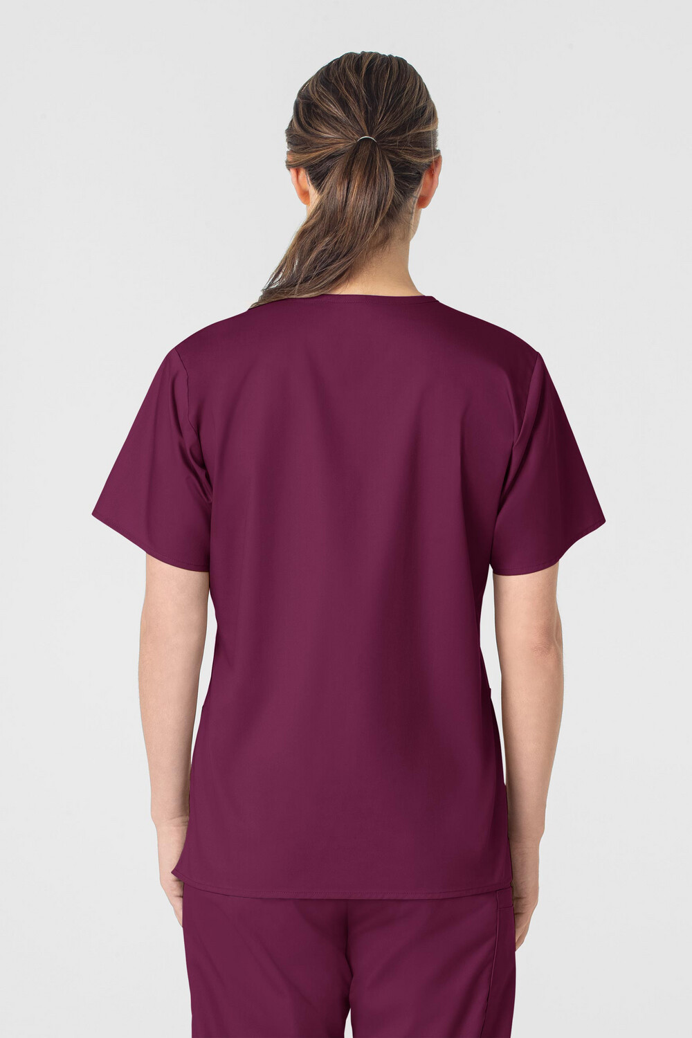 Casacca donna 101 scollo a V wine