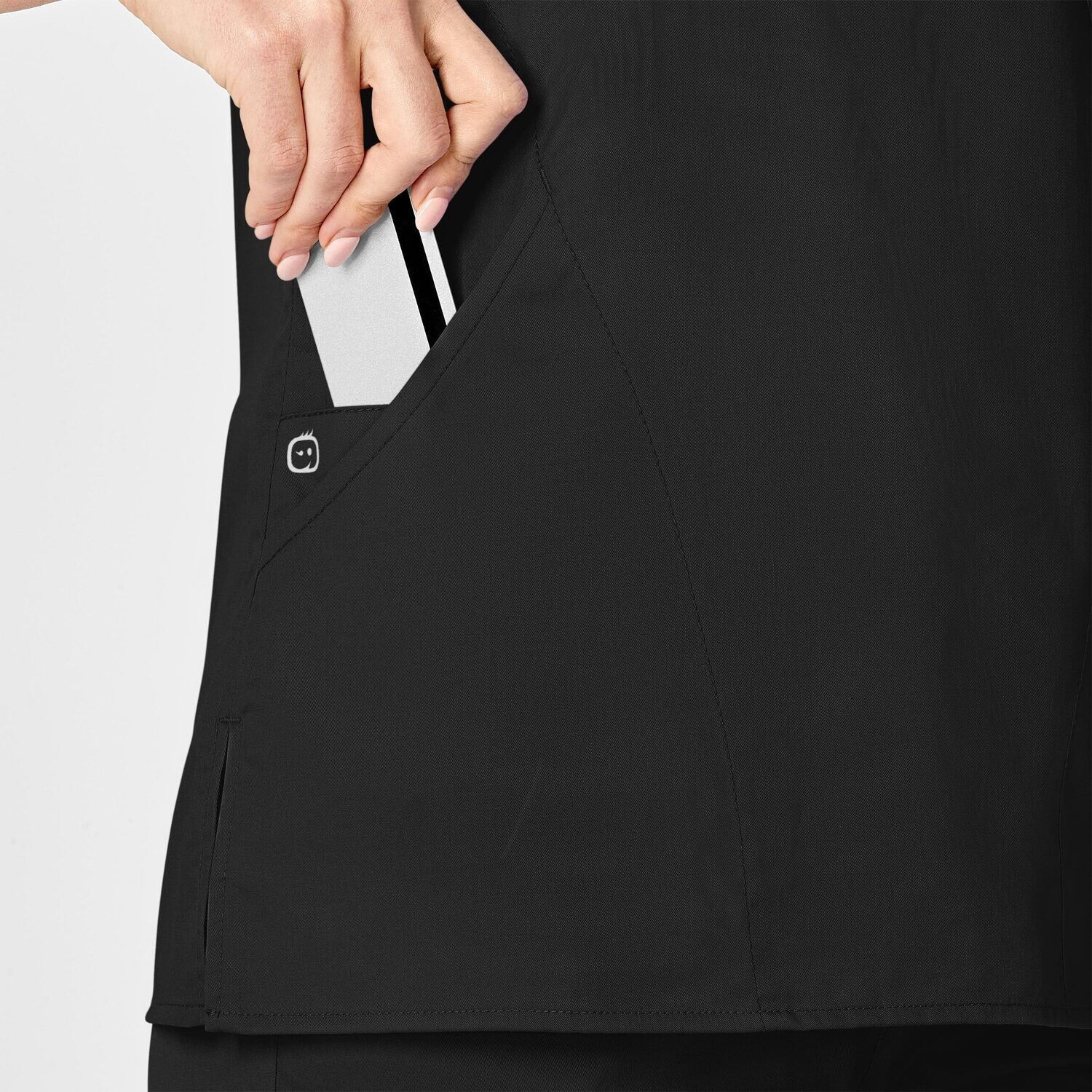 Casacca donna 102 scollo a Y black