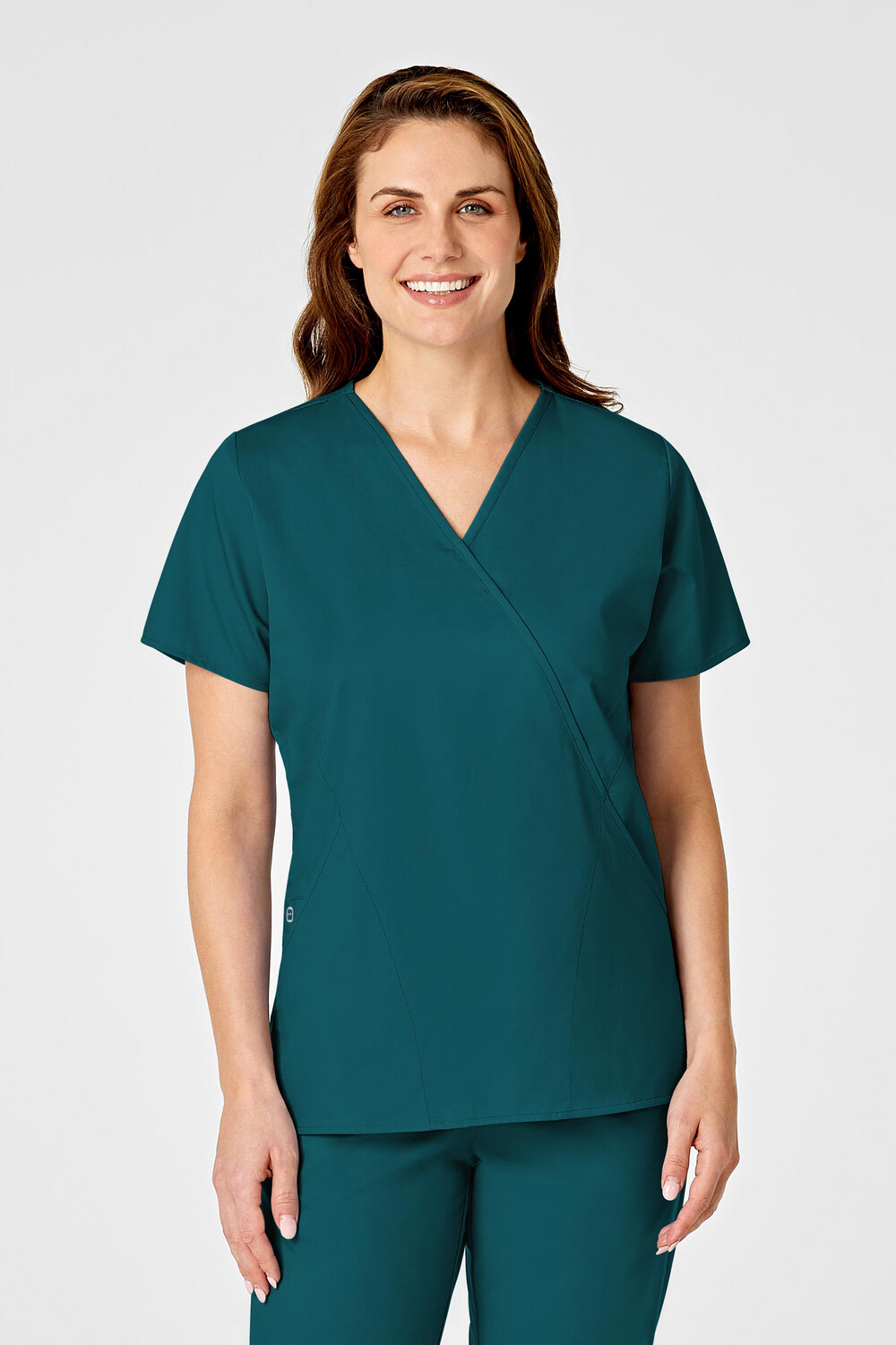 Casacca donna 102 scollo a Y caribbean blue