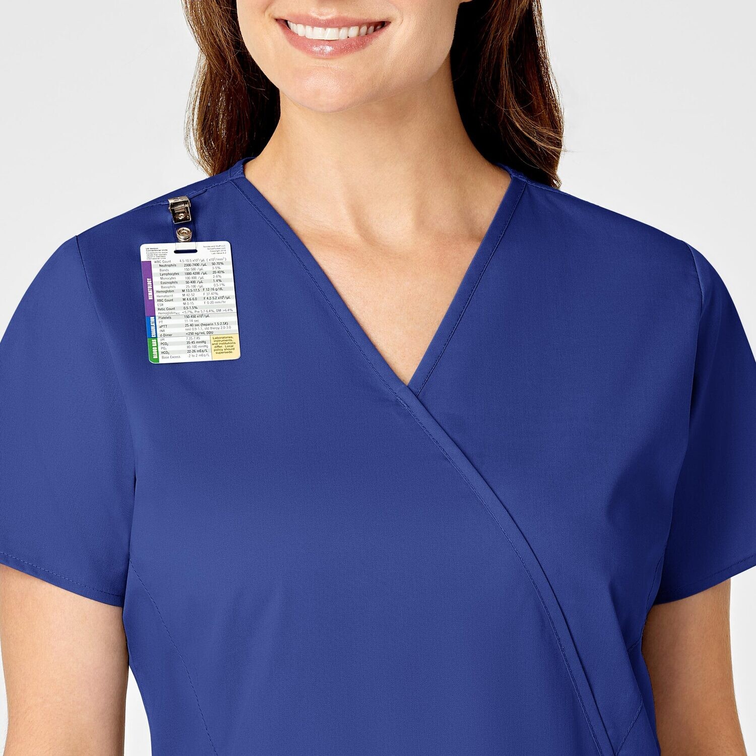 Casacca donna 102 scollo a Y galaxy blue
