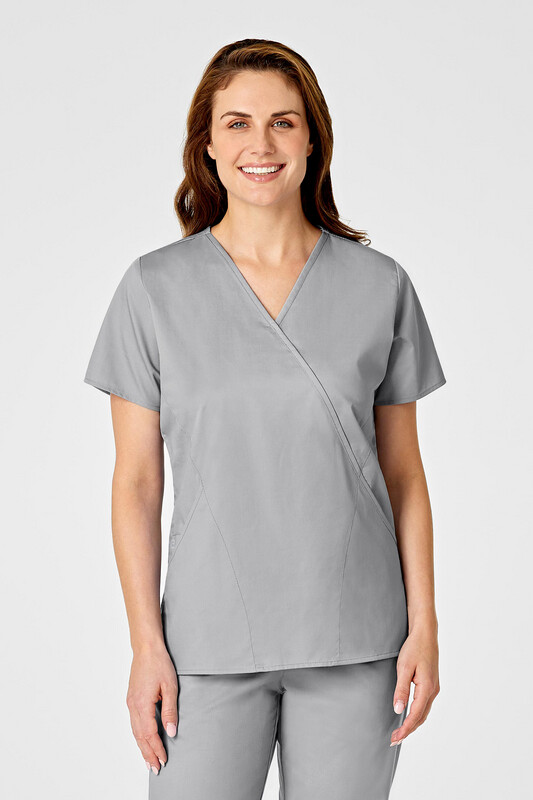 Casacca donna 102 scollo a Y grey
