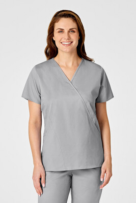 Casacca donna 102 scollo a Y grey