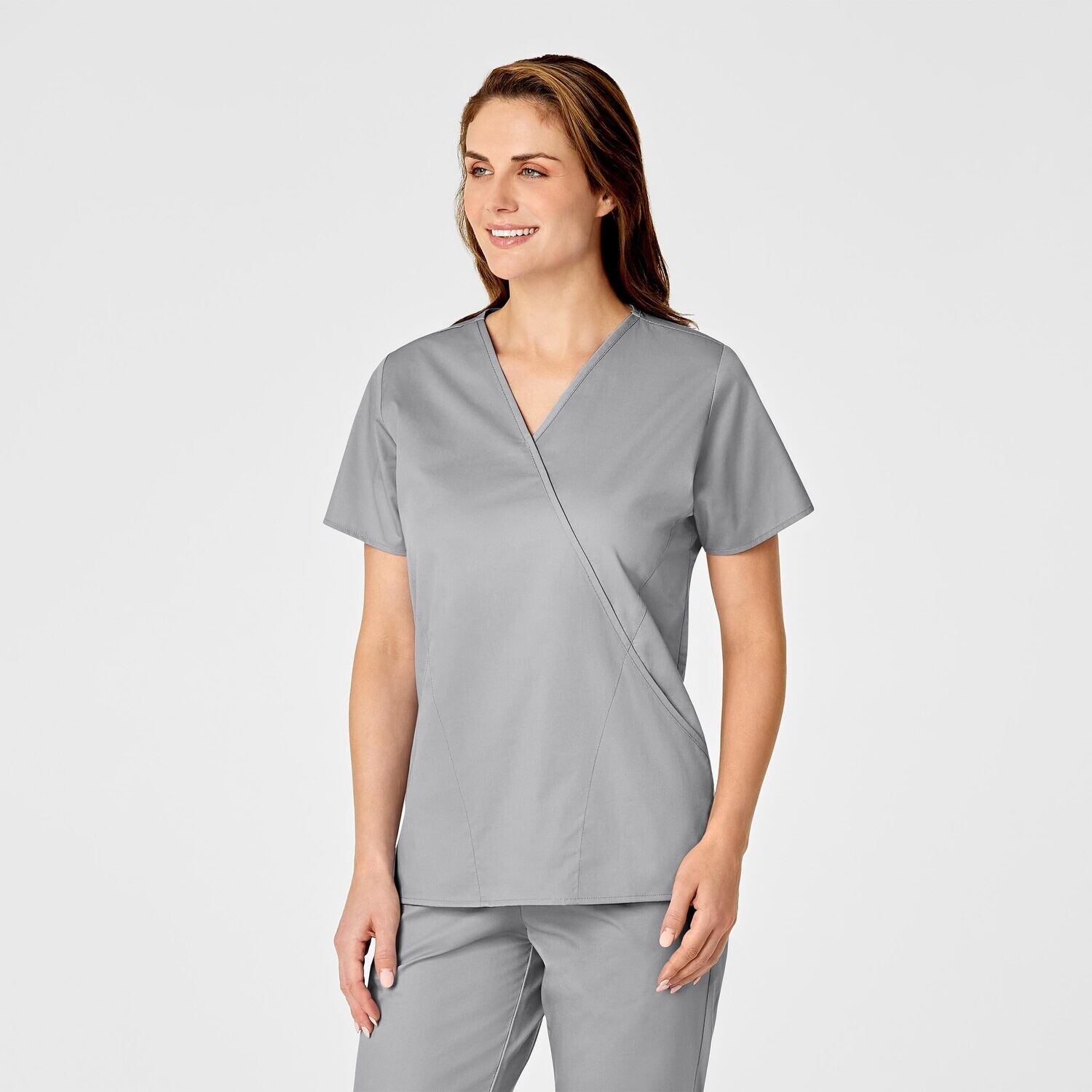 Casacca donna 102 scollo a Y grey