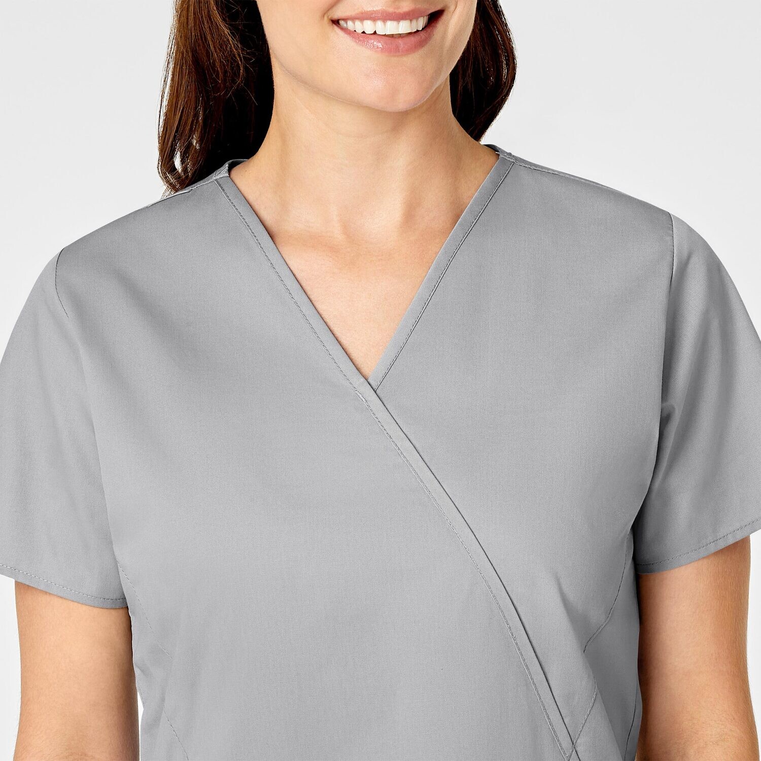 Casacca donna 102 scollo a Y grey