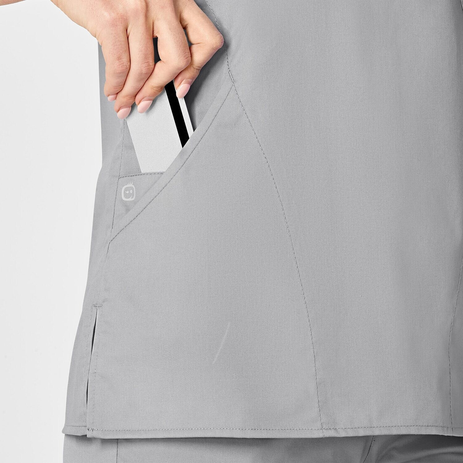 Casacca donna 102 scollo a Y grey