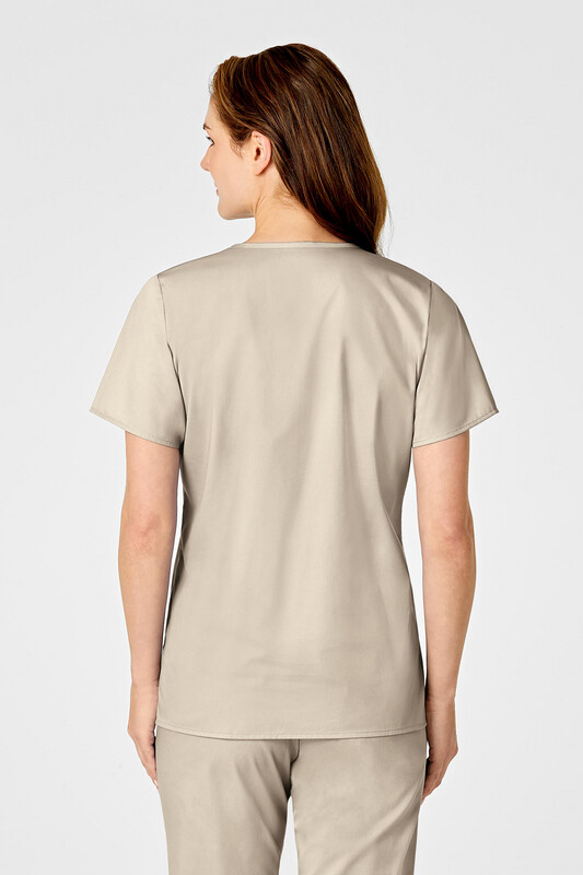 Casacca donna 102 scollo a Y khaki