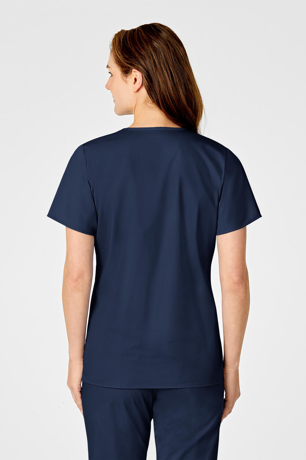 Casacca donna 102 scollo a Y navy blue