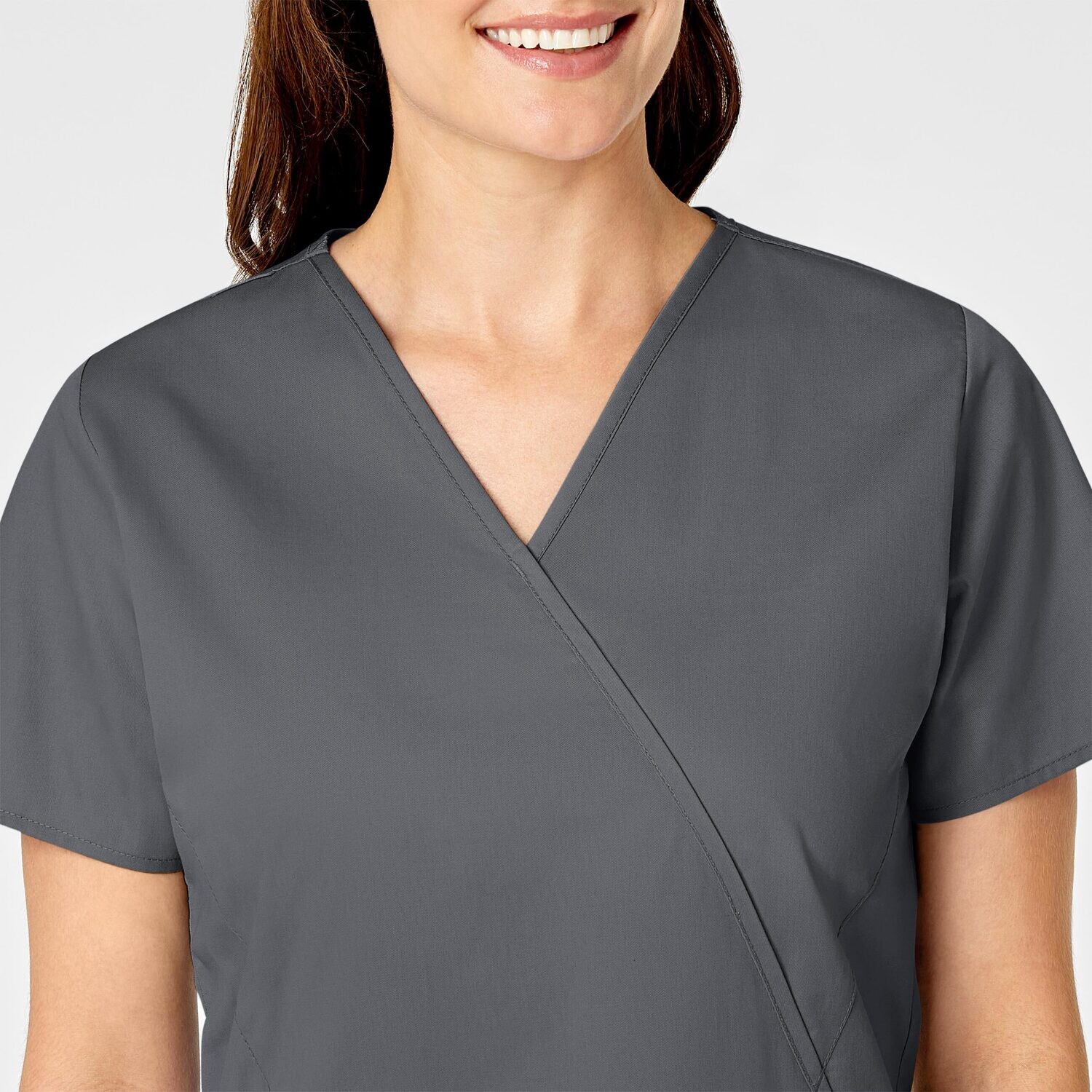 Casacca donna 102 scollo a Y pewter