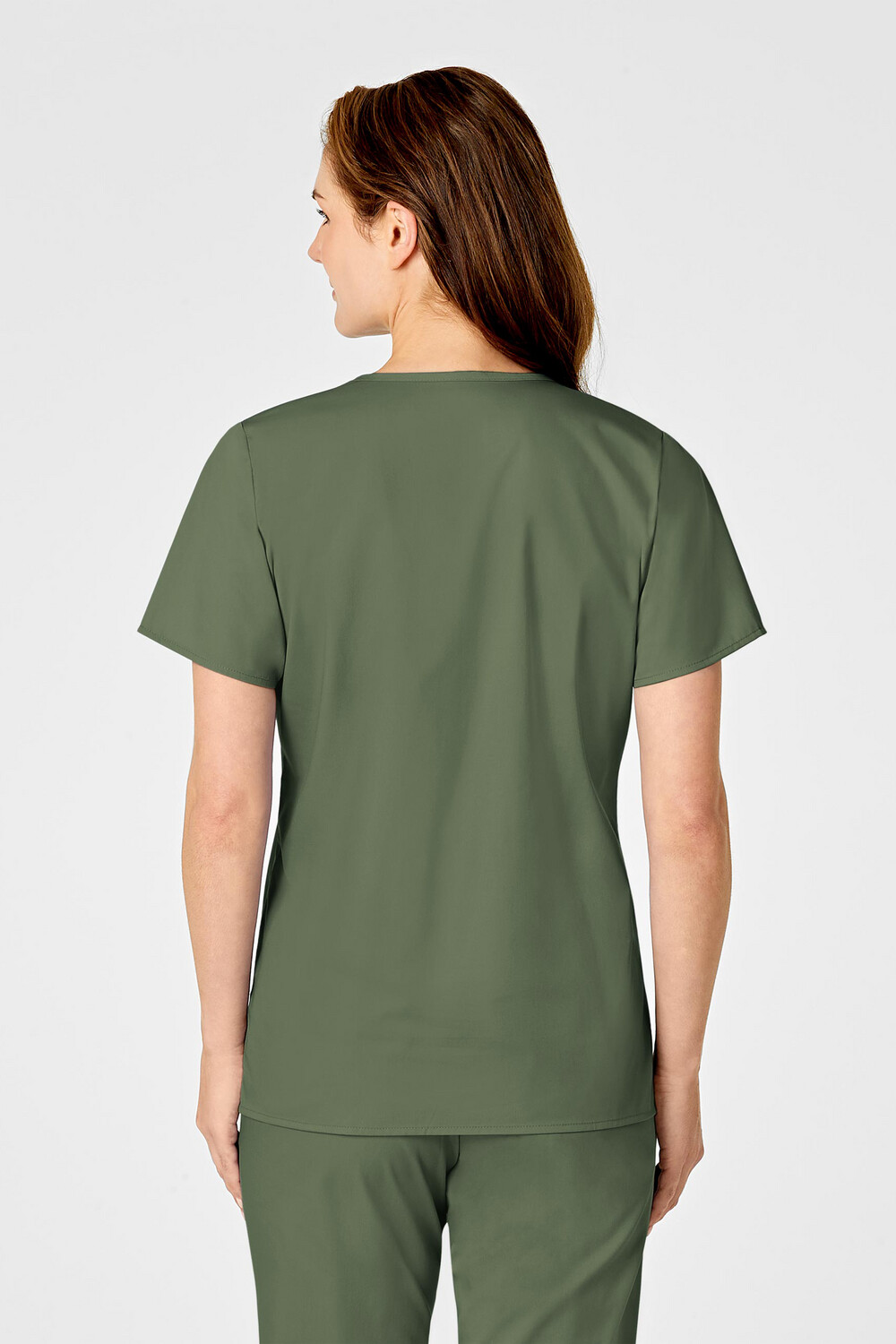 Casacca donna 102 scollo a Y olive