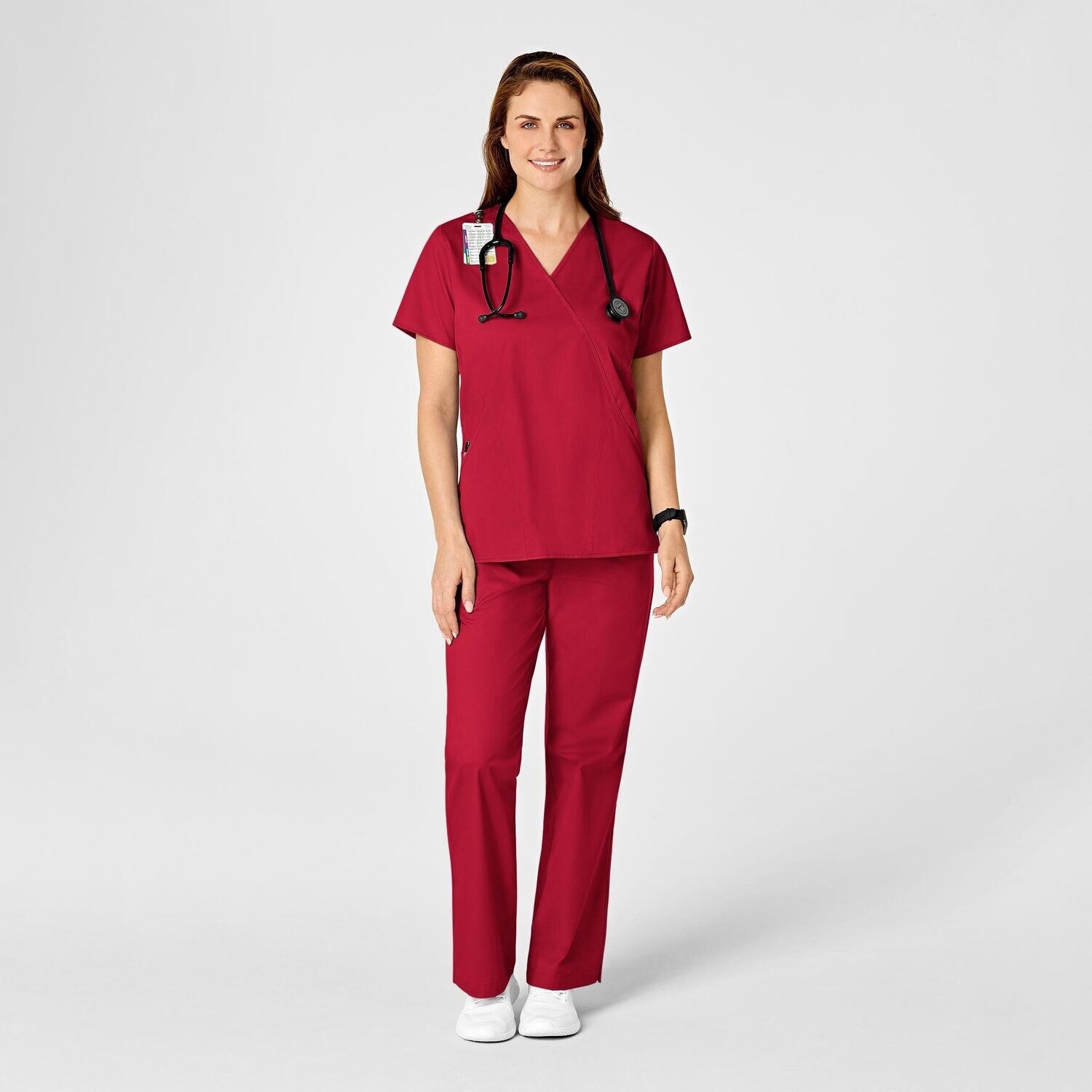 Casacca donna 102 scollo a Y red