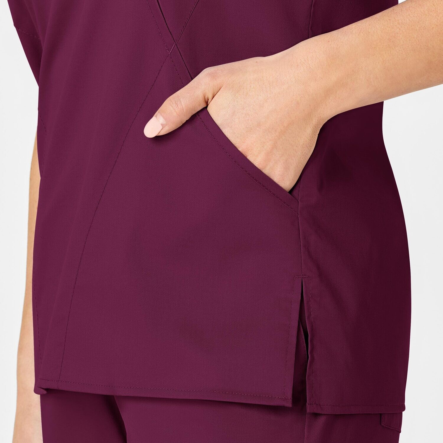 Casacca donna 102 scollo a Y wine