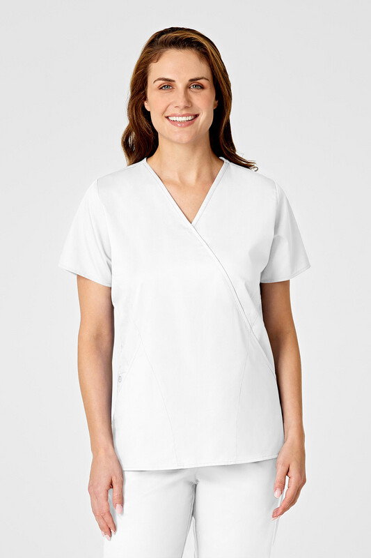 Casacca donna 102 scollo a Y white